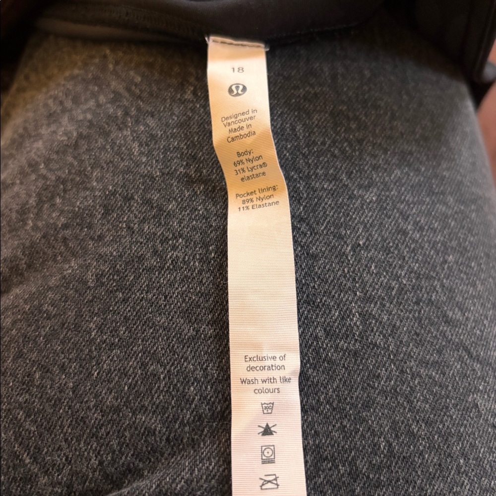 Lululemon Wunder Train Legging Camo print size 18 - Picture 3 of 3